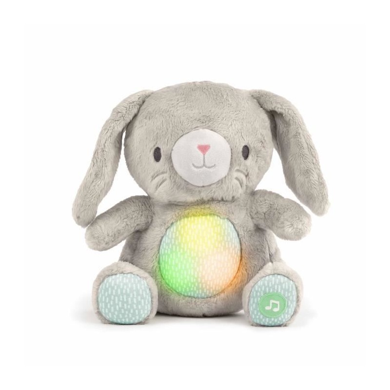 INGENUITY Doudou bébé lapin Sylvi, peluche, mélodies et vibrations INGENUITY Doudou bébé lapin Sylvi, peluche, mélodies et vibrations
