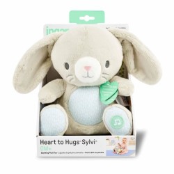 INGENUITY Doudou bébé lapin Sylvi, peluche, mélodies et vibrations