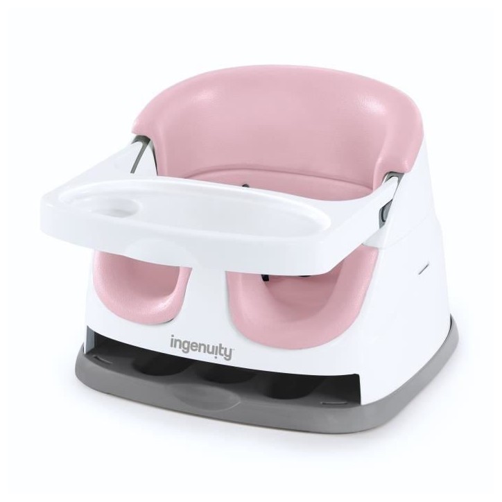 INGENUITY Réhausseur de chaise bébé enfant de 6 mois a 3 ans, Base 2 en 1 Pivoine, plateau amovible, rangement et nettoyage f INGENUITY Réhausseur de chaise bébé enfant de 6 mois a 3 ans, Base 2 en 1 Pivoine, plateau amovible, rangement et nettoyage f