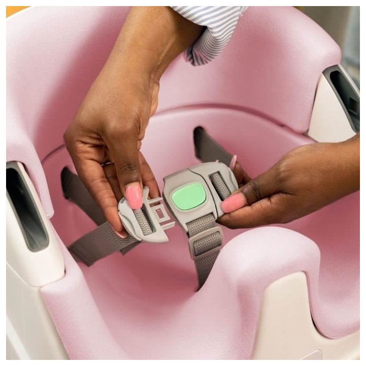 INGENUITY Réhausseur de chaise bébé enfant de 6 mois a 3 ans, Base 2 en 1 Pivoine, plateau amovible, rangement et nettoyage f INGENUITY Réhausseur de chaise bébé enfant de 6 mois a 3 ans, Base 2 en 1 Pivoine, plateau amovible, rangement et nettoyage f