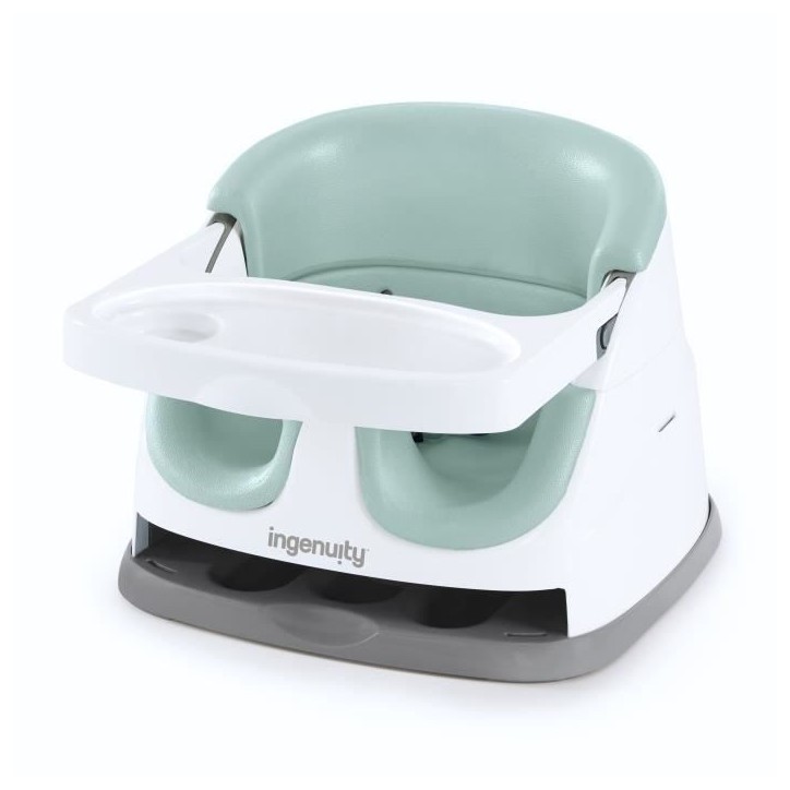 INGENUITY Réhausseur de chaise bébé enfant de 6 mois a 3 ans, Base 2 en 1 Brume, Cadeau Noel bébé INGENUITY Réhausseur de chaise bébé enfant de 6 mois a 3 ans, Base 2 en 1 Brume, Cadeau Noel bébé