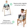 INGENUITY Chaise haute 7 en 1 de la naissance jusqu'a 5 ans Proper Pos