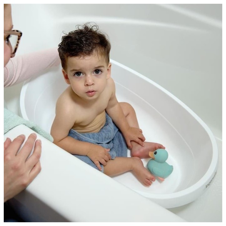 INGENUITY - Baignoire bébé 3-en-1 - Compacte - Evolutive - 3 modes d'utilisation - Facile a nettoyer INGENUITY - Baignoire bébé 3-en-1 - Compacte - Evolutive - 3 modes d'utilisation - Facile a nettoyer