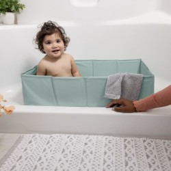 INGENUITY - Baignoire bébé pliable - Nomade - Doublure imperméable