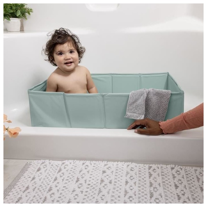 INGENUITY - Baignoire bébé pliable - Nomade - Doublure imperméable - Facile a nettoyer INGENUITY - Baignoire bébé pliable - Nomade - Doublure imperméable - Facile a nettoyer