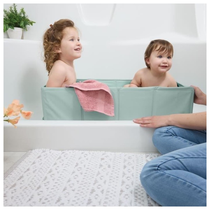 INGENUITY - Baignoire bébé pliable - Nomade - Doublure imperméable - Facile a nettoyer INGENUITY - Baignoire bébé pliable - Nomade - Doublure imperméable - Facile a nettoyer