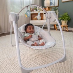 INGENUITY Transat bébé balancelle électrique pliable EndlessBloom,