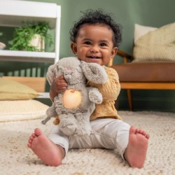 INGENUITY Veilleuse bébé, Doudou lapin, cadeau Noël, peluche Sylvie