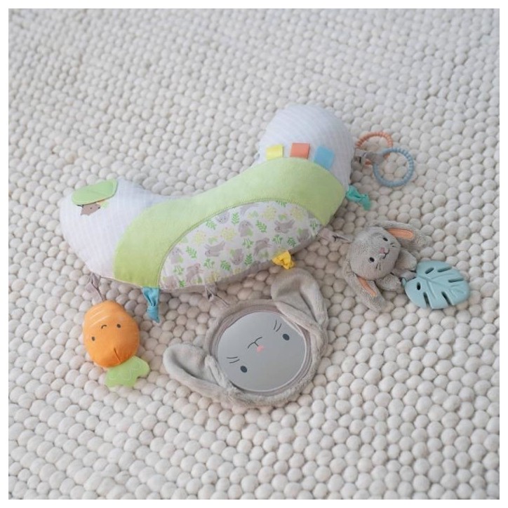 INGENUITY Tapis d'éveil au sol bébé Sylvi pour le temps passé sur le ventre plus long avec jouets mutil sensoriels INGENUITY Tapis d'éveil au sol bébé Sylvi pour le temps passé sur le ventre plus long avec jouets mutil sensoriels