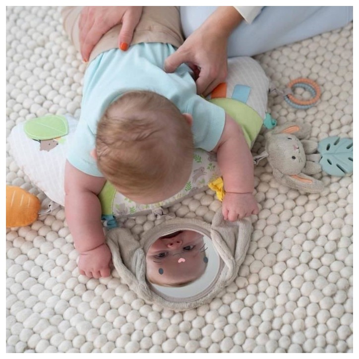 INGENUITY Tapis d'éveil au sol bébé Sylvi pour le temps passé sur le ventre plus long avec jouets mutil sensoriels INGENUITY Tapis d'éveil au sol bébé Sylvi pour le temps passé sur le ventre plus long avec jouets mutil sensoriels