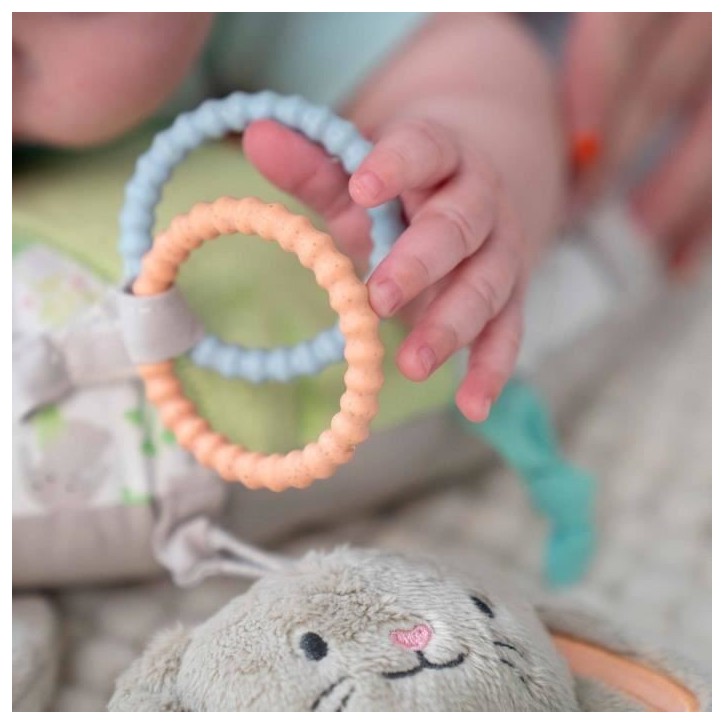 INGENUITY Tapis d'éveil au sol bébé Sylvi pour le temps passé sur le ventre plus long avec jouets mutil sensoriels INGENUITY Tapis d'éveil au sol bébé Sylvi pour le temps passé sur le ventre plus long avec jouets mutil sensoriels