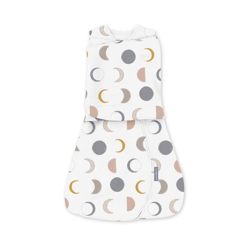 INGENUITY, Gigoteuse d'Emmaillotage, sac de couchage Lunes, pour mi-sa INGENUITY, Gigoteuse d'Emmaillotage, sac de couchage Lunes, pour mi-sa