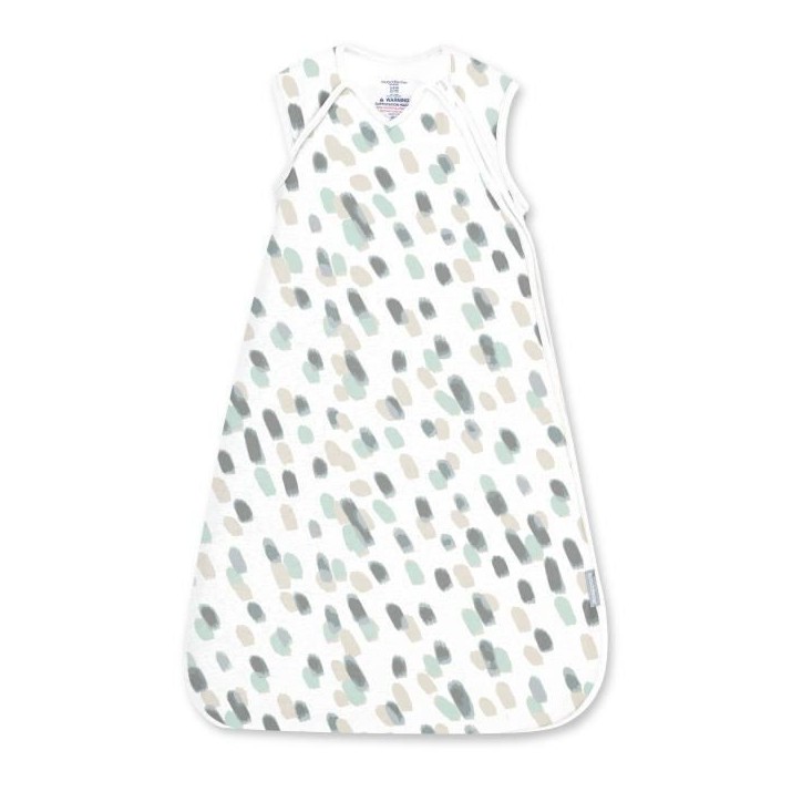 INGENUITY, Gigoteuse d'Emmaillotage, sac de couchage a pois, pour l'été TOG 0.5 évolutive de 3 a 18 mois certifié oeko-Tex INGENUITY, Gigoteuse d'Emmaillotage, sac de couchage a pois, pour l'été TOG 0.5 évolutive de 3 a 18 mois certifié oeko-Tex