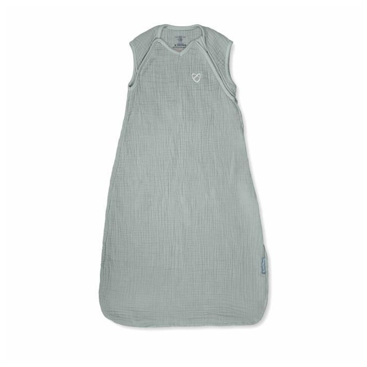 INGENUITY Gigoteuse d'Emmaillotage, sac de couchage Vert sauge en mousse de coton, TOG 1. évolutive de 3 a 18 mois certifié oe INGENUITY Gigoteuse d'Emmaillotage, sac de couchage Vert sauge en mousse de coton, TOG 1. évolutive de 3 a 18 mois certifié oe