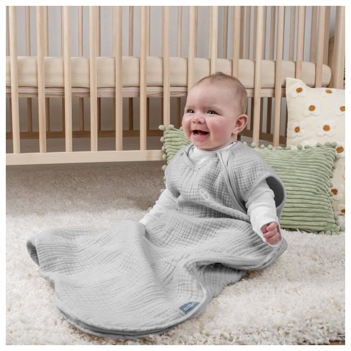 INGENUITY Gigoteuse d'Emmaillotage, sac de couchage Vert sauge en mousse de coton, TOG 1. évolutive de 3 a 18 mois certifié oe INGENUITY Gigoteuse d'Emmaillotage, sac de couchage Vert sauge en mousse de coton, TOG 1. évolutive de 3 a 18 mois certifié oe