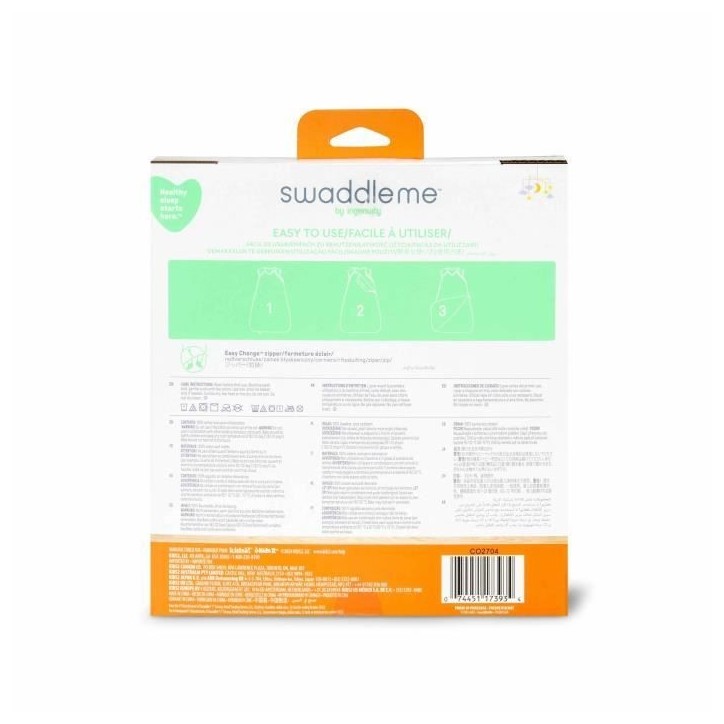 INGENUITY Gigoteuse d'Emmaillotage, sac de couchage Vert sauge en mousse de coton, TOG 1. évolutive de 3 a 18 mois certifié oe INGENUITY Gigoteuse d'Emmaillotage, sac de couchage Vert sauge en mousse de coton, TOG 1. évolutive de 3 a 18 mois certifié oe