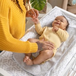 INGENUITY Matelas a langer bébé avec 1 housse de protection impermé