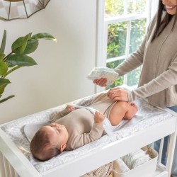 INGENUITY Matelas a langer bébé avec 1 housse de protection impermé