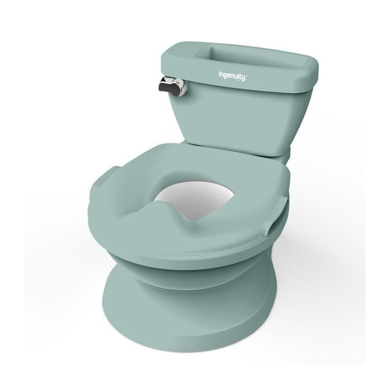 INGENUITY Mini Toilette enfant avec Réducteur de Toilette inclus, Cha