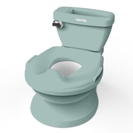 INGENUITY Mini Toilette enfant avec Réducteur de Toilette inclus, Cha