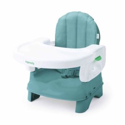 INGENUITY Rehausseur de chaise deluxe pliable turquoise, nomade avec t