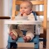 INGENUITY Rehausseur de chaise deluxe pliable turquoise, nomade avec t