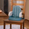 INGENUITY Rehausseur de chaise deluxe pliable turquoise, nomade avec t