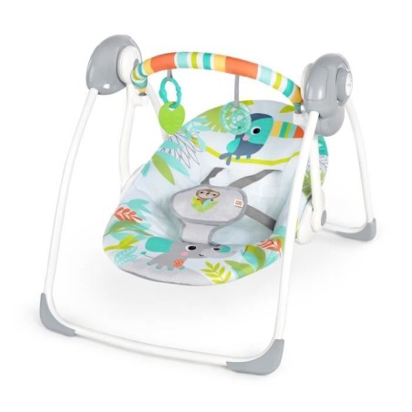 BRIGHT STARS Transat bébé balancelle électrique pliable Toucan arch