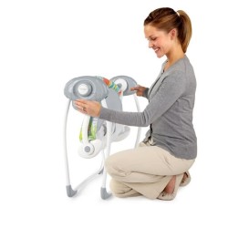 BRIGHT STARS Transat bébé balancelle électrique pliable Toucan arch