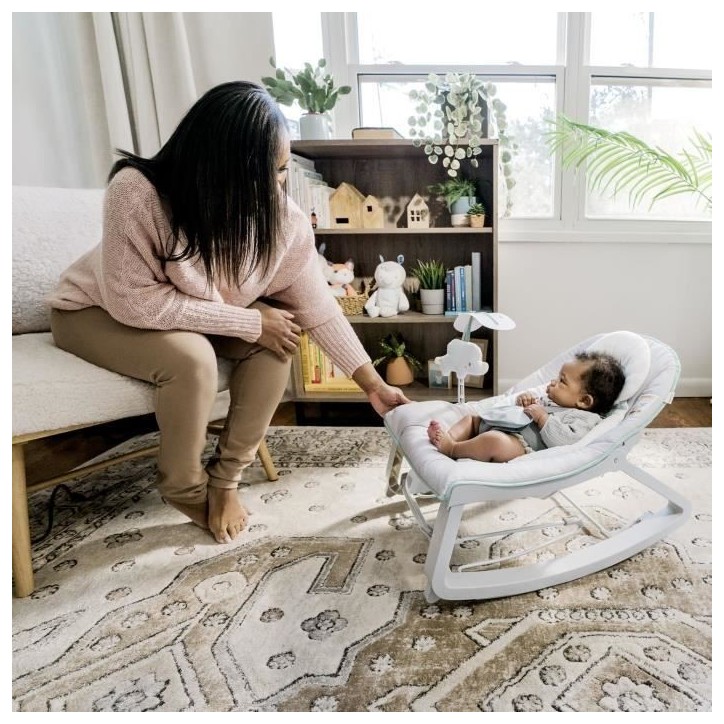 INGENUITY Transat bébé a bascule évolutif Keep Cozy Weaver 3 Positions: Cadeau Noel bébé, 0M+ jusqu'a 18kg INGENUITY Transat bébé a bascule évolutif Keep Cozy Weaver 3 Positions: Cadeau Noel bébé, 0M+ jusqu'a 18kg