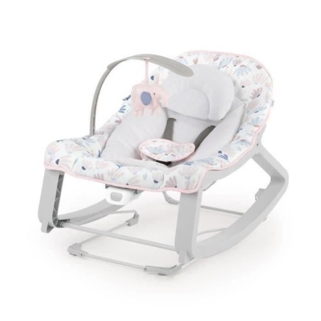 INGENUITY Transat bébé bascule évolutif 3-en-1 Keep Cozy -Burst- 3