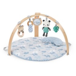 INGENUITY Tapis d'éveil bébé pliable Cosy Spot Elephant,coussin rev