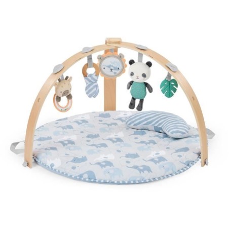 INGENUITY Tapis d'éveil bébé pliable Cosy Spot Elephant,coussin rev