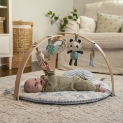 INGENUITY Tapis d'éveil bébé pliable Cosy Spot Elephant,coussin rev