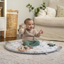 INGENUITY Tapis d'éveil bébé pliable Cosy Spot Elephant,coussin rev