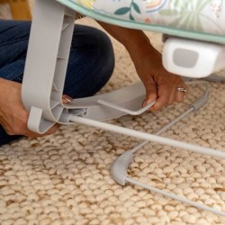 INGENUITY Transat bébé bascule évolutif 3-en-1 Keep Cozy -Tropical