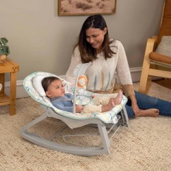 INGENUITY Transat bébé bascule évolutif 3-en-1 Keep Cozy -Tropical