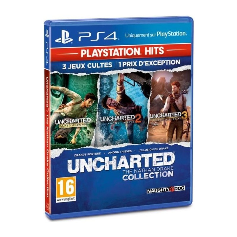 Uncharted: The Nathan Drake Collection PlayStation Hits Jeu PS4 Uncharted: The Nathan Drake Collection PlayStation Hits Jeu PS4