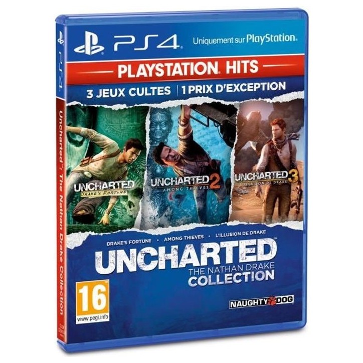 Uncharted: The Nathan Drake Collection PlayStation Hits Jeu PS4 Uncharted: The Nathan Drake Collection PlayStation Hits Jeu PS4