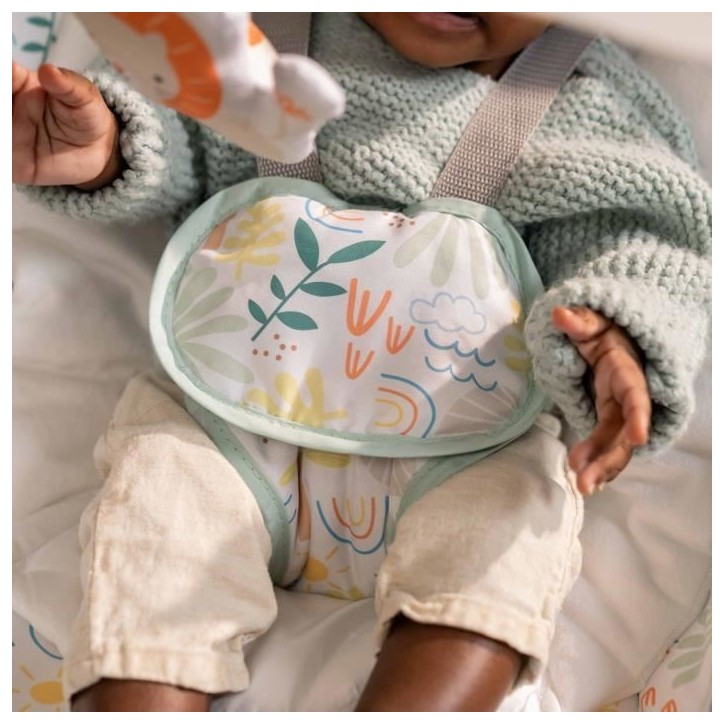 INGENUITY Transat bébé bascule évolutif 3-en-1 Keep Cozy -Tropical Rainbow- 3 Positions: arche avec jouets amovible, jusqu'a INGENUITY Transat bébé bascule évolutif 3-en-1 Keep Cozy -Tropical Rainbow- 3 Positions: arche avec jouets amovible, jusqu'a
