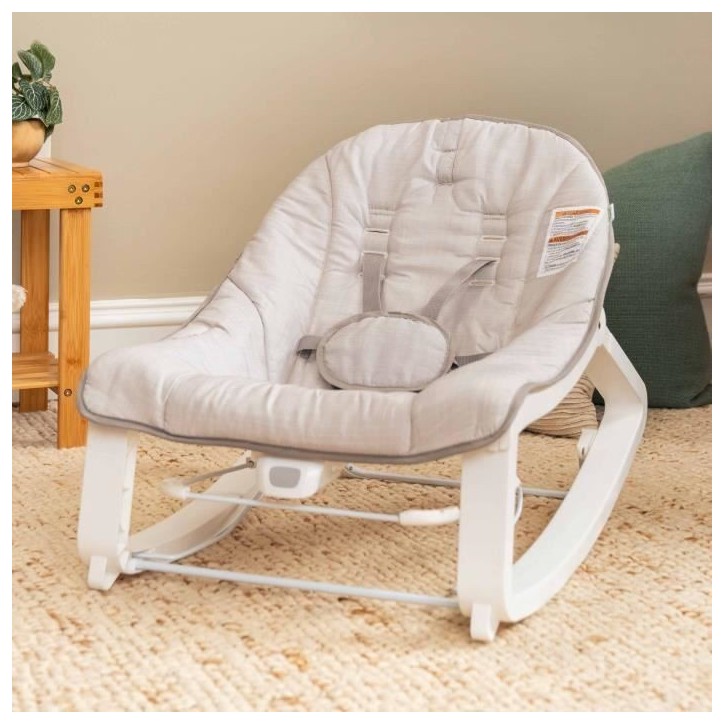 INGENUITY Transat bébé bascule évolutif 3-en-1 Keep Cozy -Linden- 3 Positions: arche avec jouets peluches amovible, jusqu'a 1 INGENUITY Transat bébé bascule évolutif 3-en-1 Keep Cozy -Linden- 3 Positions: arche avec jouets peluches amovible, jusqu'a 1