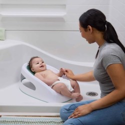 INGENUITY Transat de bain bébé fille antidérapant, de 0 a 6 mois ou