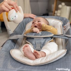 INGENUITY -Parker- Transat bébé pliable massage ventre - Position fi