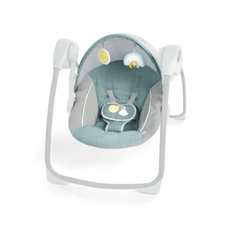 INGENUITY Transat bébé balancelle électrique Sun Valley, 2 jouets, INGENUITY Transat bébé balancelle électrique Sun Valley, 2 jouets,
