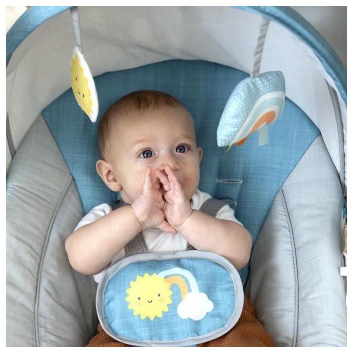 INGENUITY Transat bébé balancelle électrique Sun Valley, 2 jouets, siege inclinable Cadeau Noel bébé INGENUITY Transat bébé balancelle électrique Sun Valley, 2 jouets, siege inclinable Cadeau Noel bébé