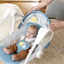 INGENUITY Transat bébé balancelle électrique Sun Valley, 2 jouets,