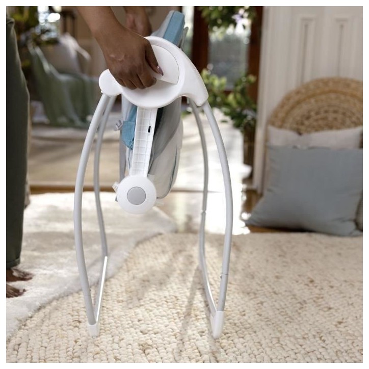 INGENUITY Transat bébé balancelle électrique Sun Valley, 2 jouets, siege inclinable Cadeau Noel bébé INGENUITY Transat bébé balancelle électrique Sun Valley, 2 jouets, siege inclinable Cadeau Noel bébé