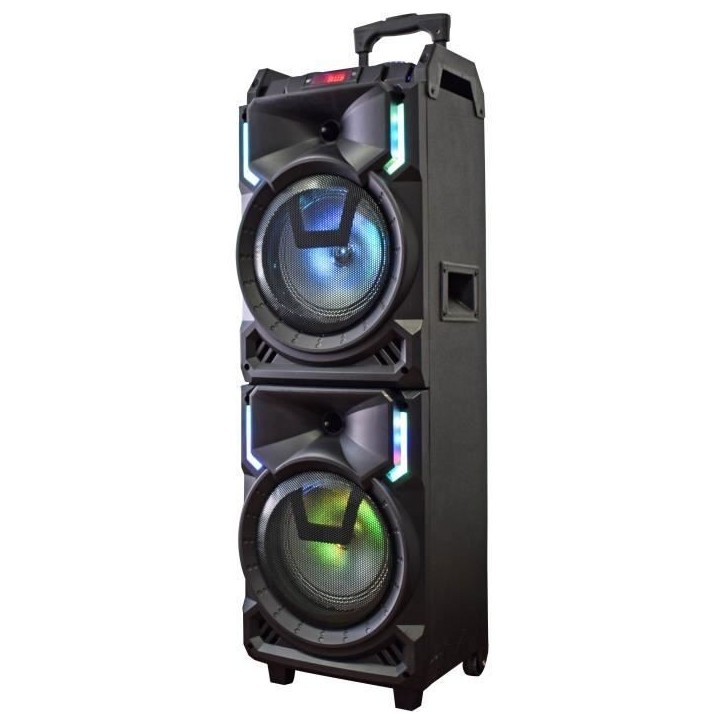 INOVALLEY MS01XXL Enceinte Nomade Karaoke Trolley - bluetooth - 800W