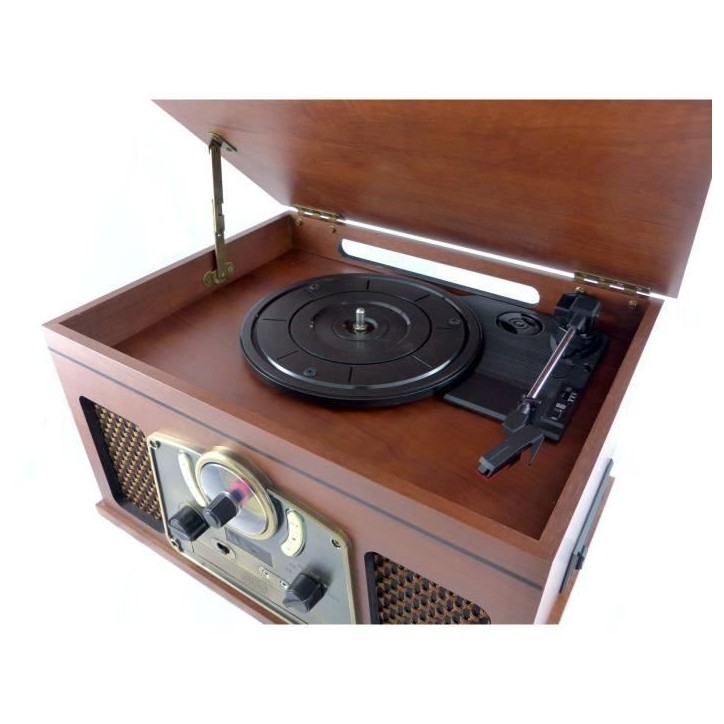 INOVALLEY RETRO10E-BTH-N - Chaîne Hi-fi rétro - Connectivité bluetooth, USB, Vinyles, CD, K7 audio, Radio FM, Aux-In - Bois v INOVALLEY RETRO10E-BTH-N - Chaîne Hi-fi rétro - Connectivité bluetooth, USB, Vinyles, CD, K7 audio, Radio FM, Aux-In - Bois v