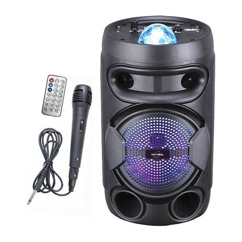INOVALLEY KA02 BOWL- Enceinte lumineuse Bluetooth 400W - Fonction Kara INOVALLEY KA02 BOWL- Enceinte lumineuse Bluetooth 400W - Fonction Kara